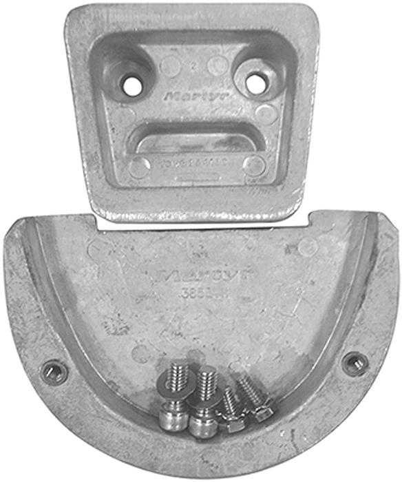 Martyr CMSXKITA Anode Kit, For Volvo Penta SX Engine (Contains 1-3855411, 1-3854130, Hardware)