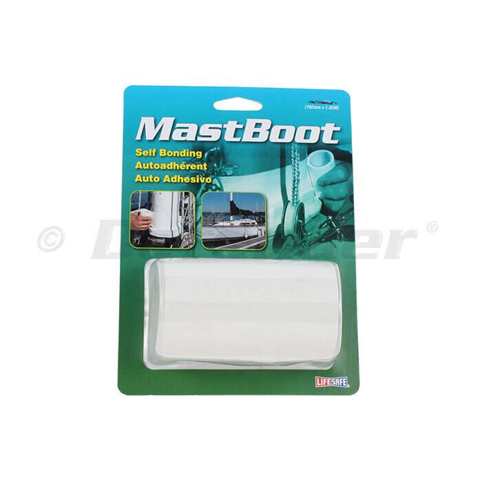 Lifesafe RE3941 MastBoot Tape, 4" x 100", White