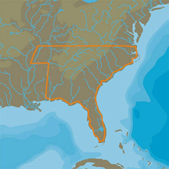 C-MAP M-NA-D074-MS 4D Lakes NA-D074 South East