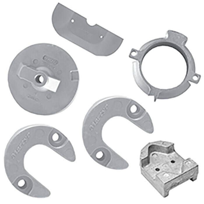 Martyr CMALPHAKITM Anode Kit for Mercury Alpha I Gen II, 1991-Present (Includes 762145, 806105, 821629, 821631, 2-806189, Hardware)