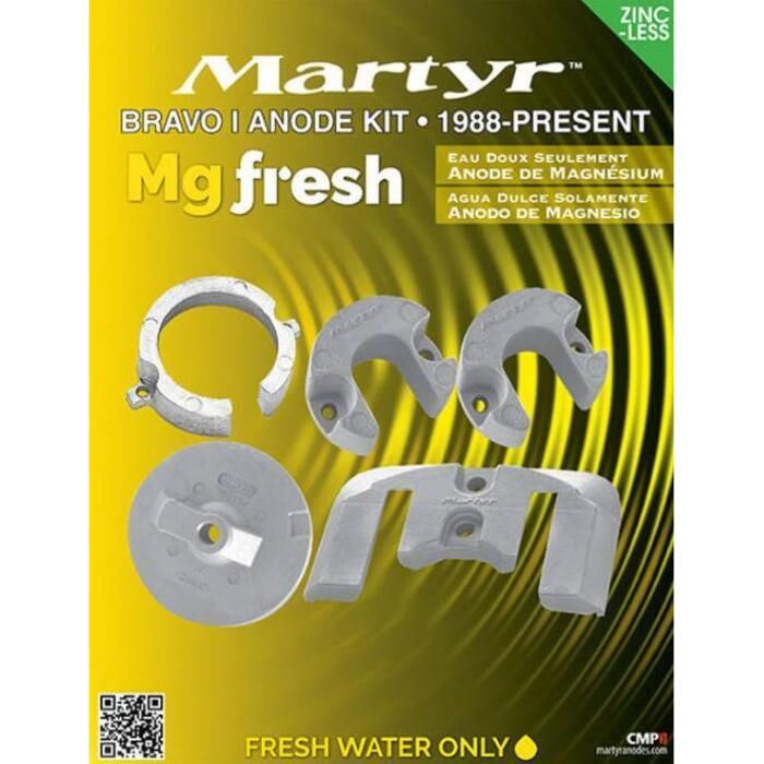 Martyr CMBRAVO1KITM Mercruiser I Anode Kit Magnesium