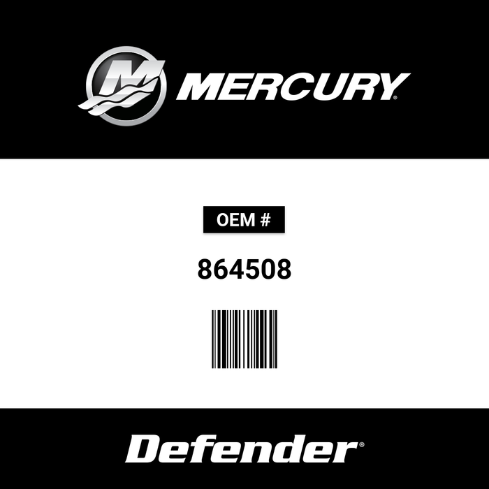 Mercury 32-864508 Manguera, carcasa del termostato al colector de escape
