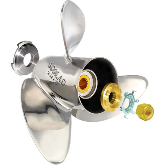 Solas Propeller 17015501A Solas Fixed Hub Prop Hardware Kit Mercury, Type E