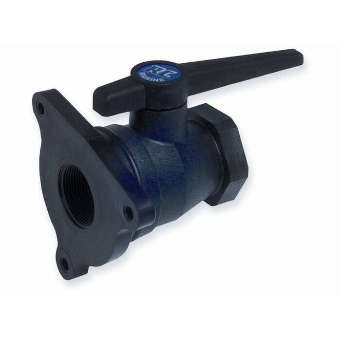 Forespar 904010 MF849 3/4" Marelon Flange Mounting PTFE Seacock