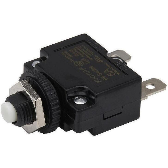 Seachoice 13381 Circuit Breaker, Mini, Push to Reset, 5 Amp