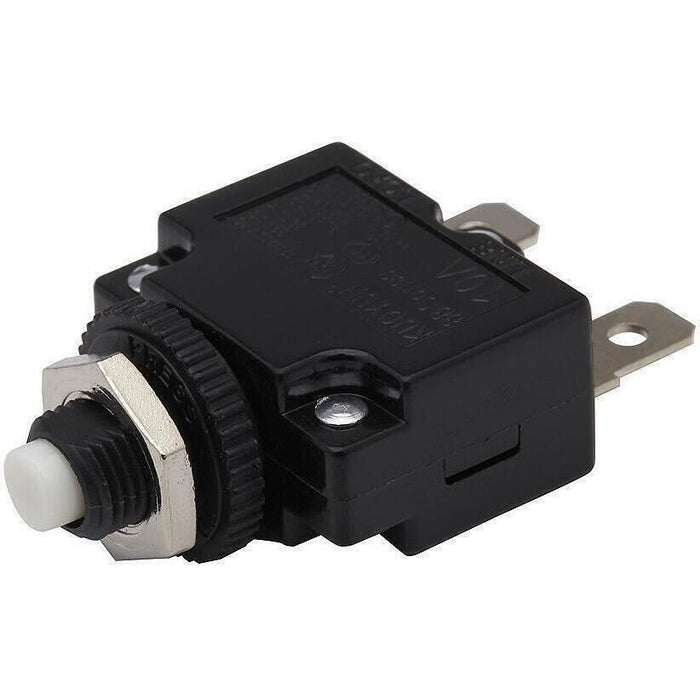 Seachoice 13391 Mini Push to Reset Circuit Breaker, 10 AMP