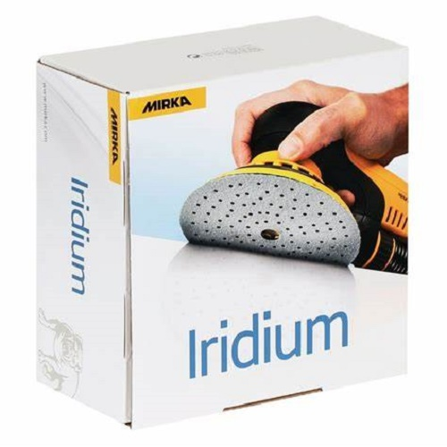 Mirka 24-6MH-150 Iridium Sanding Discs, 6", 150 Grade, 50/pk