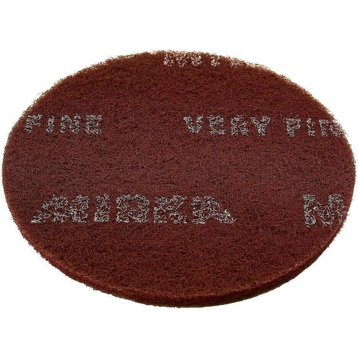 Mirka 18-241-447 Mirlon Non Woven Scuff Disc, 6", Very Fine, 10/box, 6 boxes/case