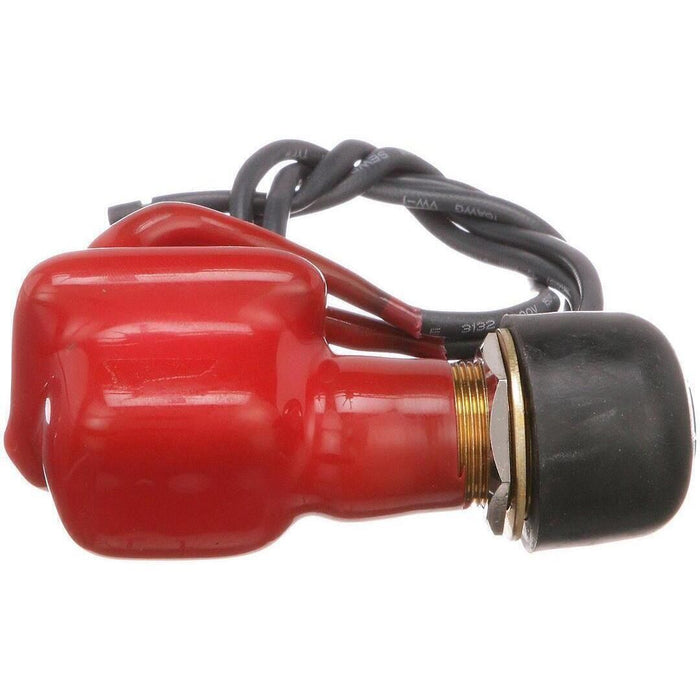 Seachoice 11761 2-Position Off/Momentarily On Push Button Switch, 6-36V, 18 Gauge Wire Leads