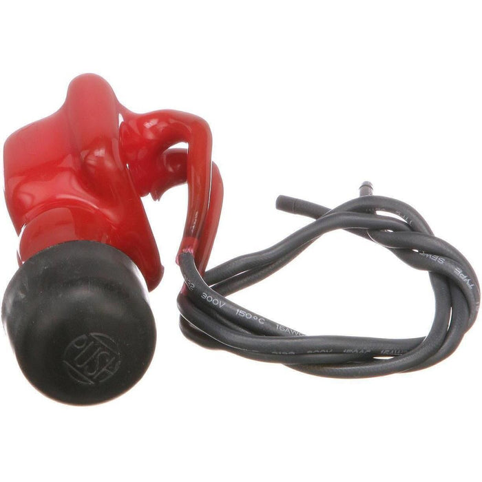 Seachoice 11761 2-Position Off/Momentarily On Push Button Switch, 6-36V, 18 Gauge Wire Leads