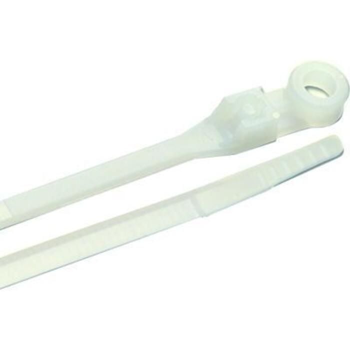 Ancor 199251 Mounting Cable Ties, 6" Natural, 100 Pcs.