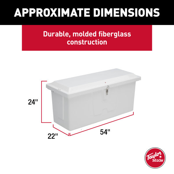 Taylor Made Stow N’ Go Fiberglass Dock Boxes - Durable Storage Solutions for Marine Enthusiasts