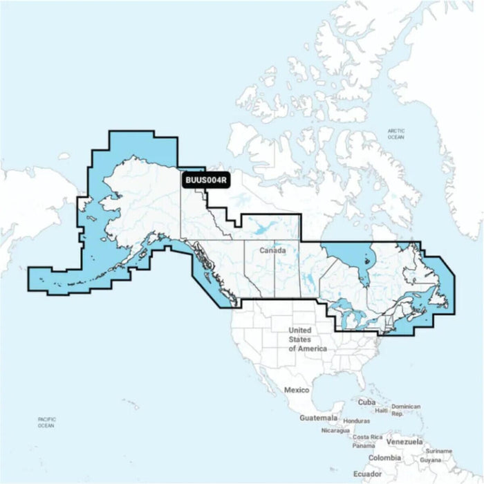 Garmin 010-13180-00 Navionics+™ Updates for w/ Built-In Charts, Canada & Alaska, microSD™/SD™