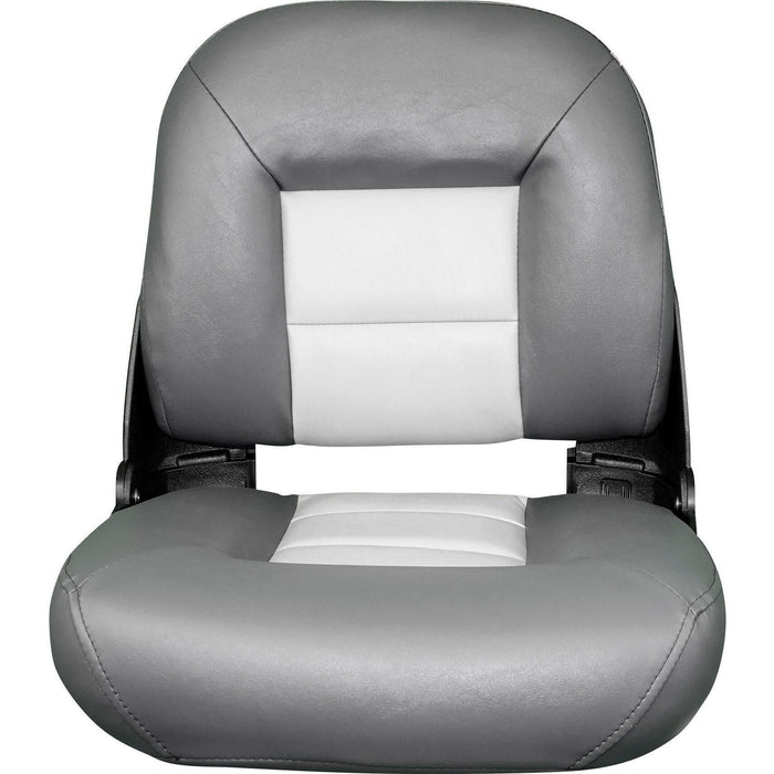 Tempress 54675 Navistyle Low-Back Boat Seat, Charcoal/Grey