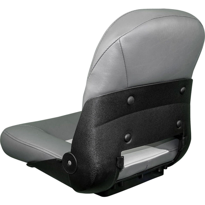 Tempress 54675 Navistyle Low-Back Boat Seat, Charcoal/Grey