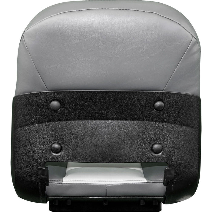 Tempress 54675 Navistyle Low-Back Boat Seat, Charcoal/Grey