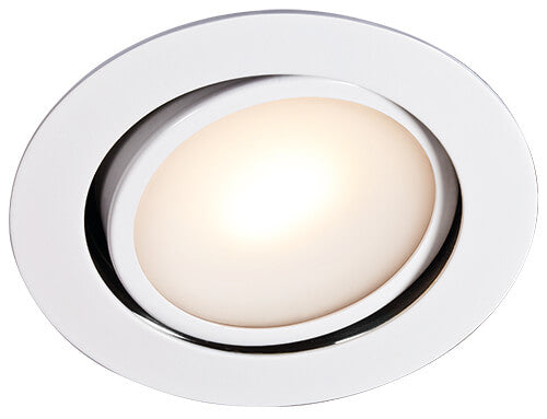 BCM Newport 85 Acero Satinado 2W | Montaje por Resorte, 3000K, 8-32V, IP66