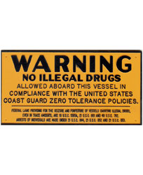 Bernard Engraving Plaque No Illegal Drugs SNPLAQ3 3 x 5.5 Inch