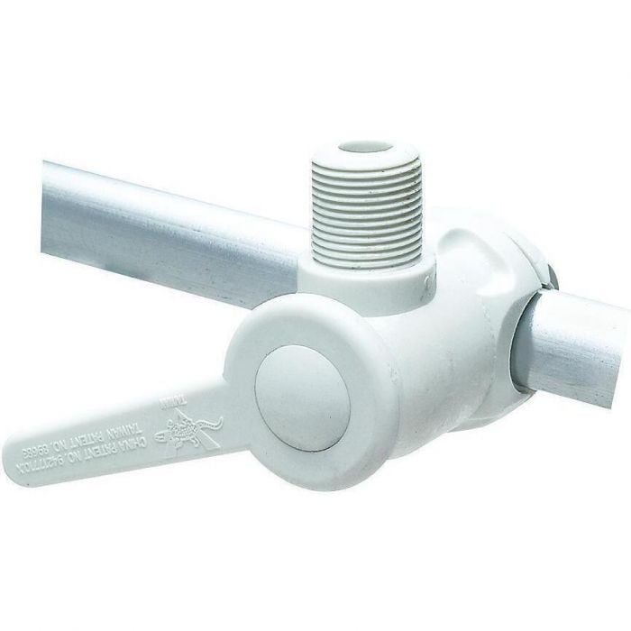 Seachoice 19561 Nylon Antenna Rail Mount White