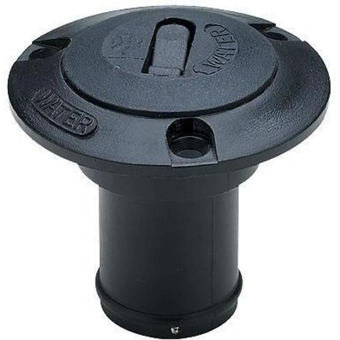 Seachoice 32101 Nylon Deck Fill With Cap (Beaded Chain Tether) For 1-1/2" Hose
