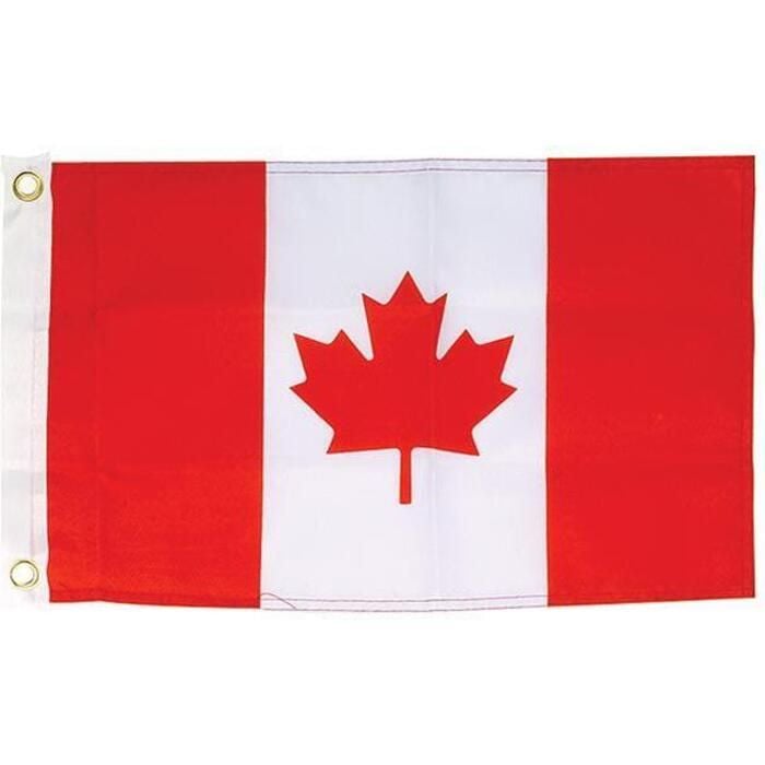 Seachoice 78221 12" x 18" Nylon Print Dyed Canada Flag