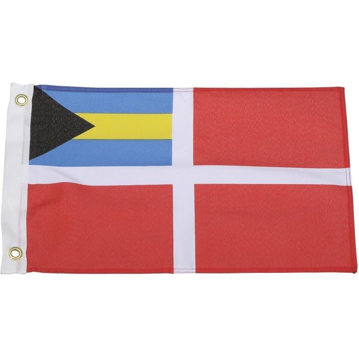 Seachoice 78241 12" x 18" Nylon Print Dyed Bahamas Courtesy Flag