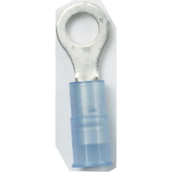 Ancor 230243 Marine Grade Nylon Insulated Ring Terminals, #10 Fastener, #6 Wire, Blue, 1/Pk