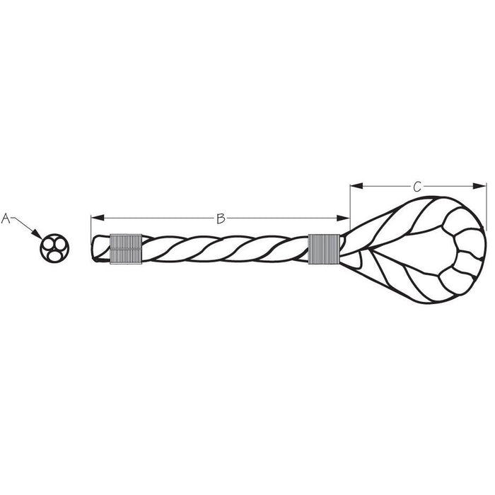 Sea Dog 301110015BK-1 Premium Twisted Three-Strand Nylon Dock Line
