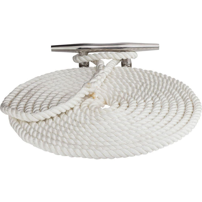 Sea Dog 301110015WH-1 Premium Twisted Three-Strand Nylon Dock Line