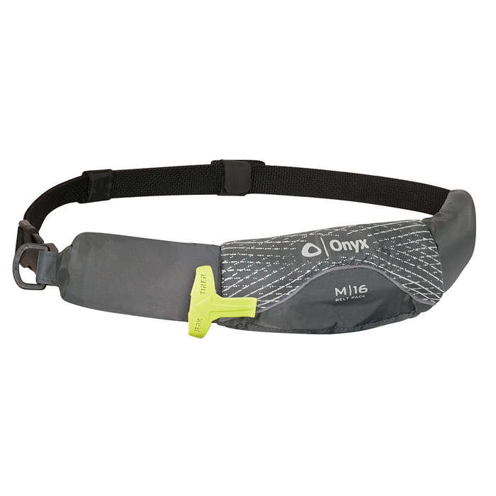 Kent 130900-701-004-19 Onyx M-16 Manual Inflatable Belt Pack, Grey