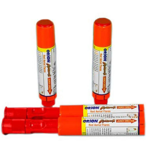 Orion 859 Skyblazer-4 Red Aerial Signals w/Storage Bag, 4/Pk