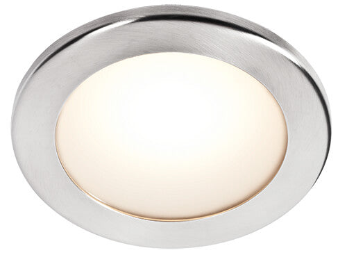 BCM Orlando 85, Bicolor blanco cálido y rojo, | Acero inoxidable pulido, Montaje por resorte, 4 W, 8-32 V CC, IP66