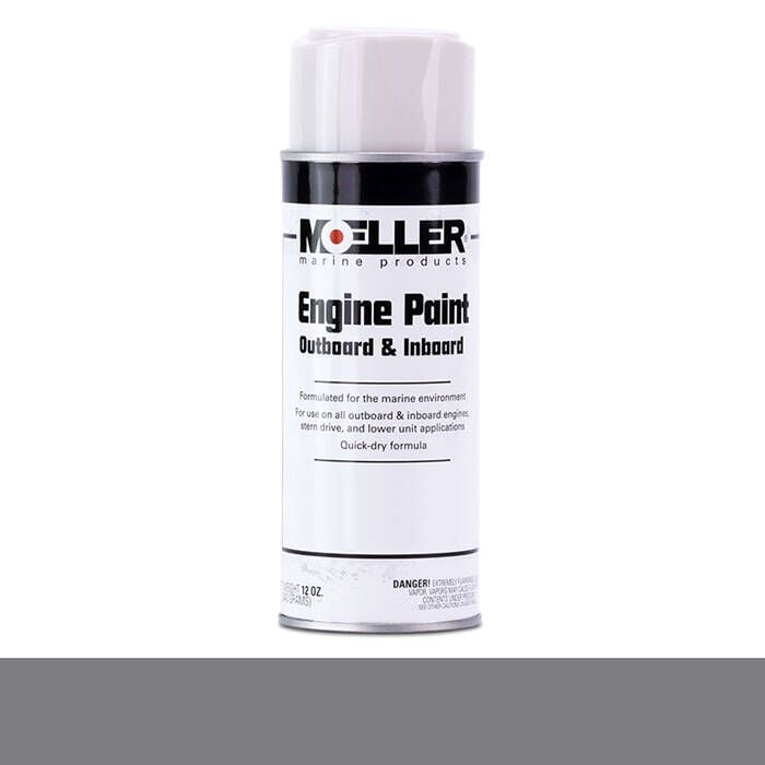 Moeller 25516 Engine Spray Paint, Honda Silver Metallic