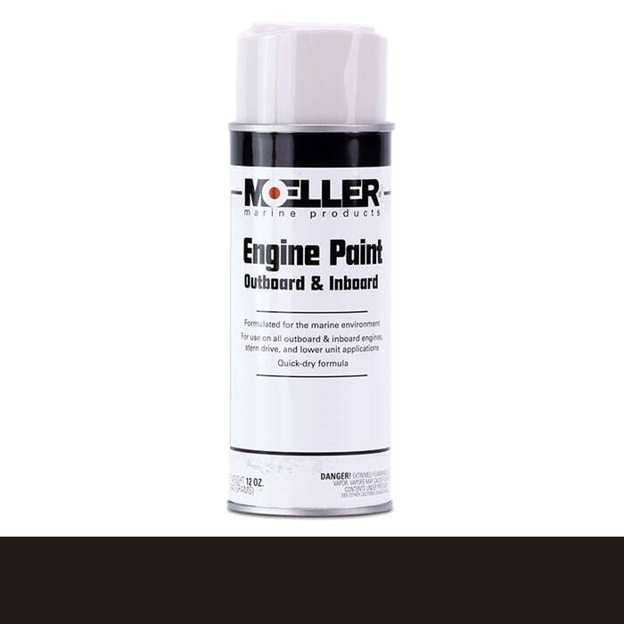 Moeller 25804 Engine Spray Paint, Suzuki Shadow Black