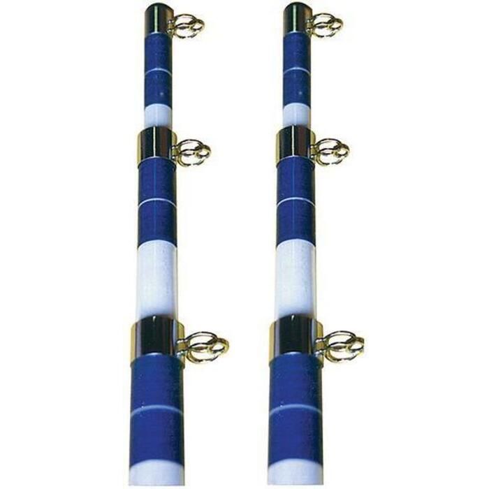 Seachoice 50-88201 Telescoping Outrigger Pole-15' White/Blue