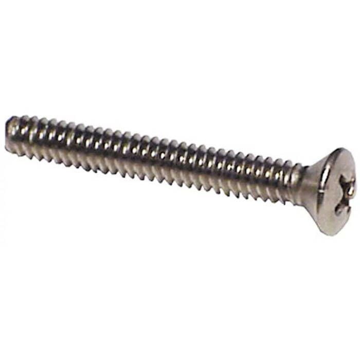 Seachoice MP0857SC Phillips Machine Screws, Oval Head, 1/4-20 x 2"