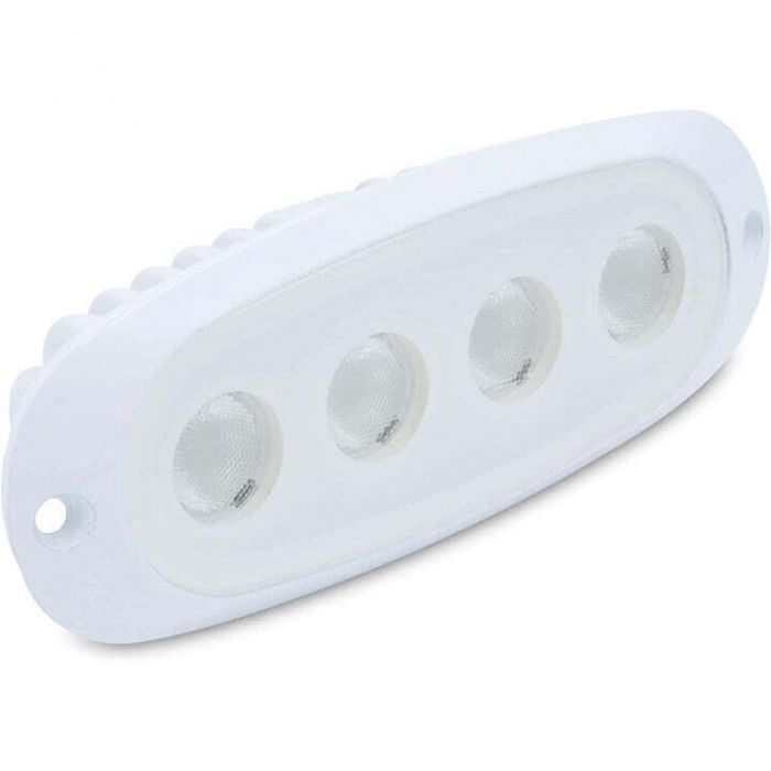 TH Marine LED-39120-DP T-H Marine Oval Recessed Mount Spreader 4 Bright White, LED Lights