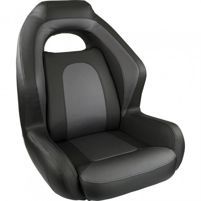 Springfield 1043224 Ozark Bass Seat, Bucket Seat, Charcoal & Gray