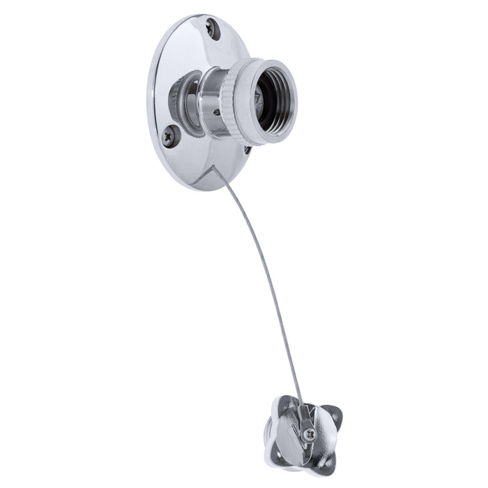 Ambassador Marine P56-0190-SS Water Inlet, with Cap (316 Stainless Steel)