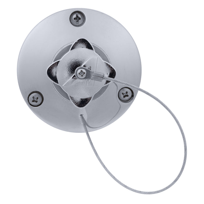 Ambassador Marine P56-0190-SS Water Inlet, with Cap (316 Stainless Steel)