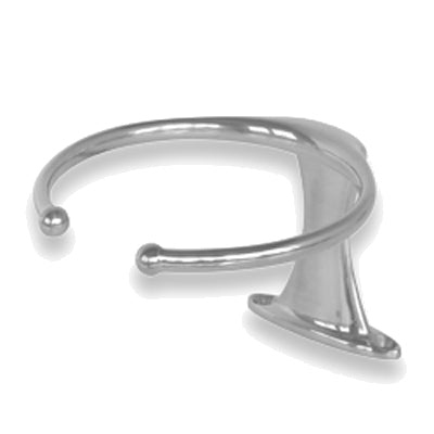Ambassador Marine P56-8820-SS Single Drink Holder, Deck Mount (316 Stainless Steel)