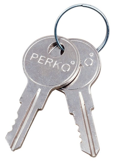 Perko 0931DP1WHT 2-1/2 X2-1/2 White Flush Loc