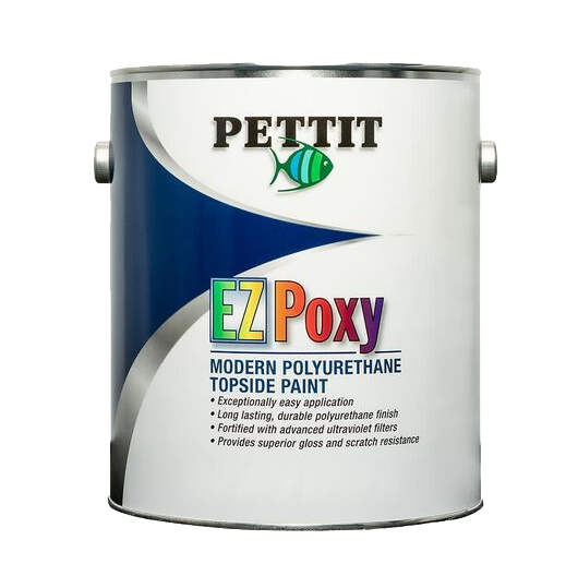 Pettit 1362408 EZ-Poxy Polyurethane Topside Finish, Bright Red-Qt.