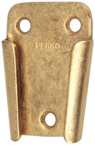 Perko Placa de pared de repuesto para campanas antiniebla, bronce liso