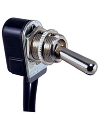 Perko Toggle Switch w/ Face Nut Nickel Plated Brass