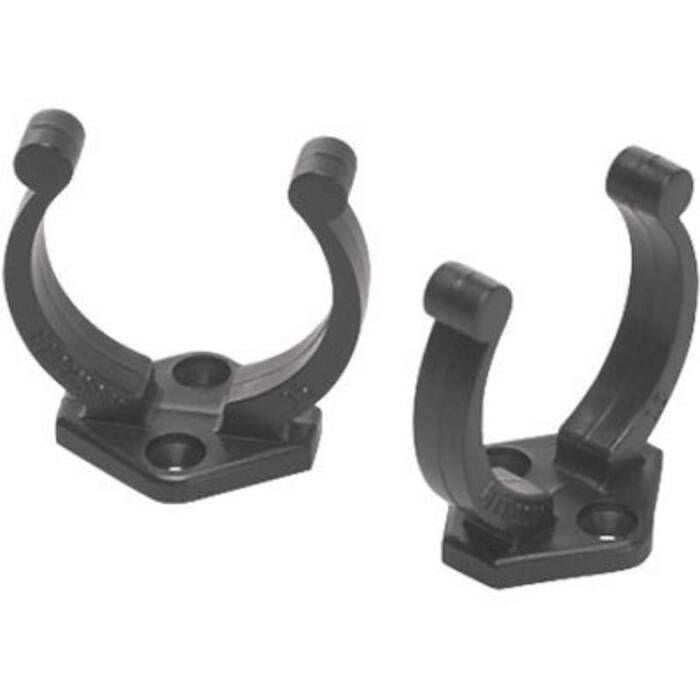 Beckson Marine CLP-1-3/4 Clipper Holding Clips, Black, 1 pr.