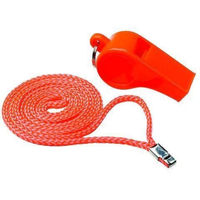 Seachoice 46011 Whistle-Orange Plastic Single