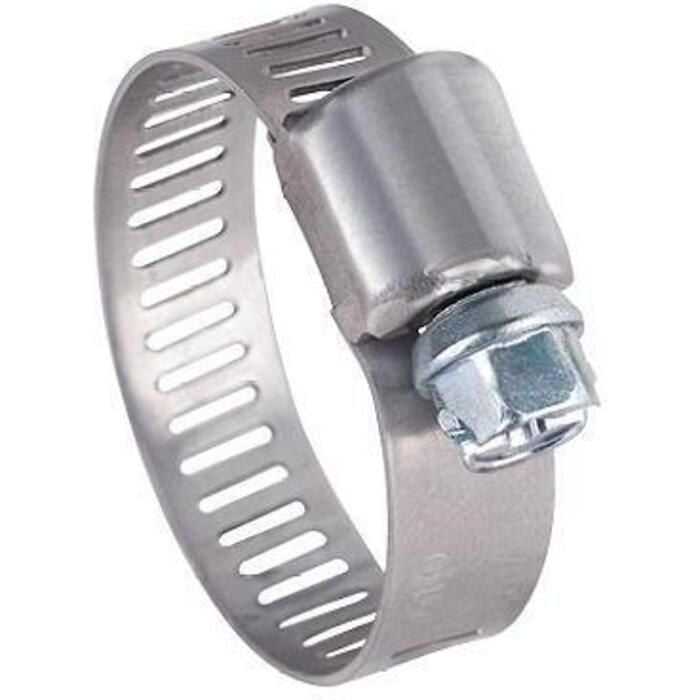 Seachoice 50-23369 Plated Screw Hose Clamps, 1/2" Band, Size #28, 10/Bx
