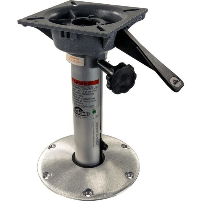 Springfield 1300712-L1 Plug-In 2-3/8" Locking 3-Piece Pedestal Set (Includes, Seat Mount, Post & Base)