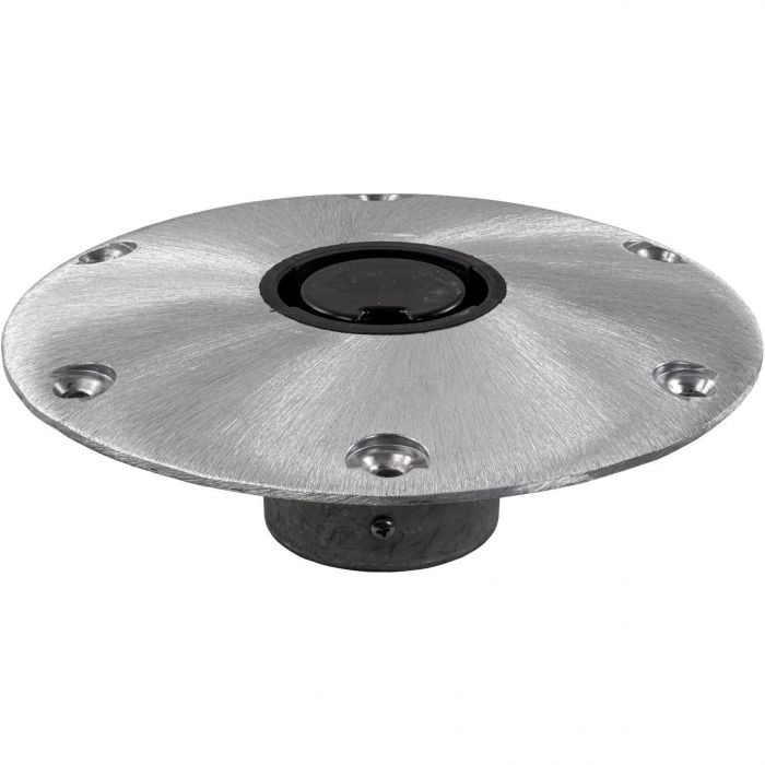 Springfield 1300750-1 Plug-In 9" Round Aluminum 2-3/8" Base, Satin Finish